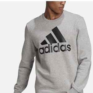 Adidas Men's Golf Crewneck Sweatshirt Graphic Logo Fleece Lined Pullover. Size S